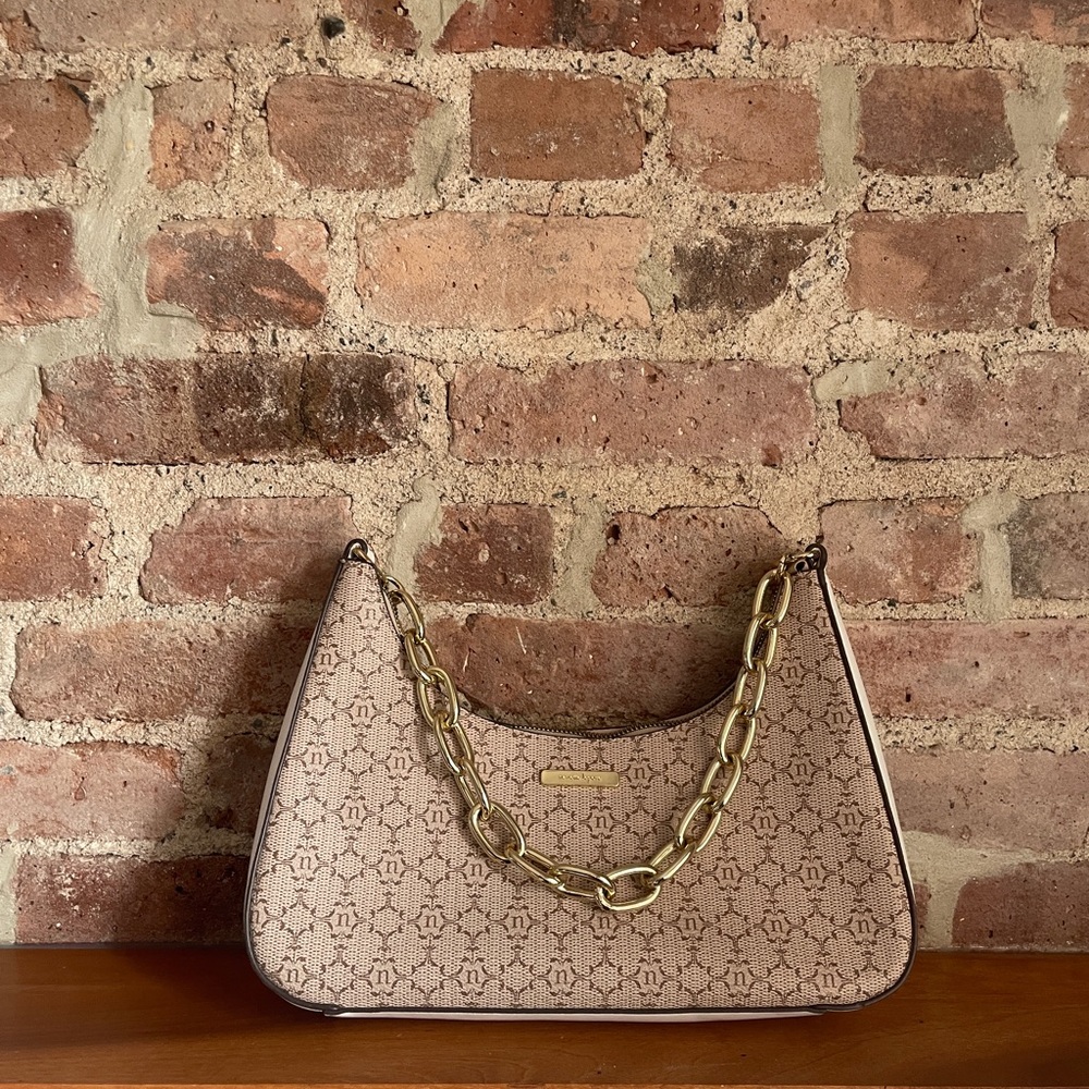 Nanette Lepore Elegant Nude Cross-body Shoulder Hand Bag